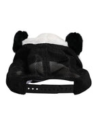 Dolce & Gabbana Black White Panda Fur Women Baseball Cap - Zeiniez