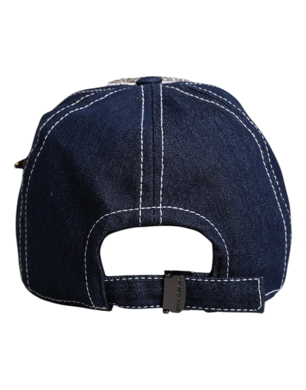 Dolce & Gabbana Blue Crystal Embellishment Baseball Cap - Zeiniez