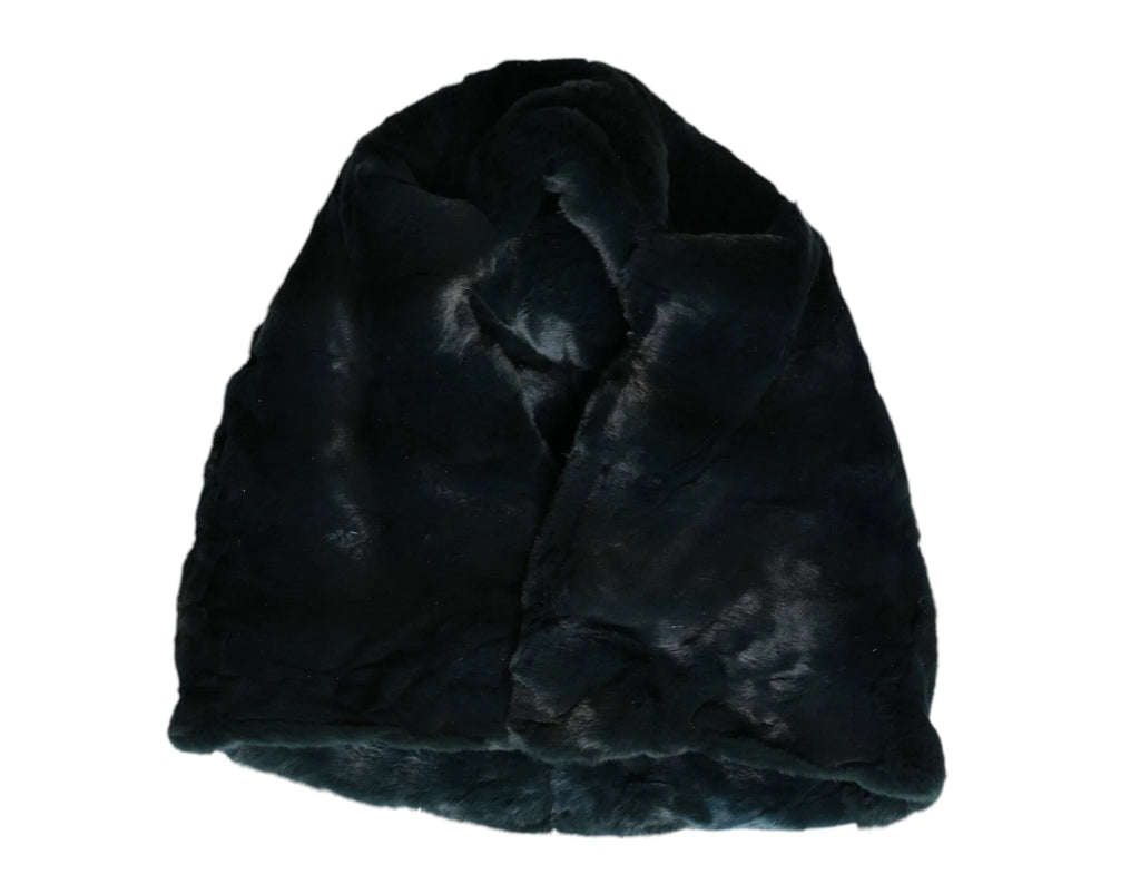 Dolce & Gabbana Black Weasel Fur Womens Beanie Hat - Zeiniez