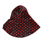 Dolce & Gabbana Black Red Hearts Polyester Hat - Zeiniez