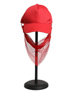 Dolce & Gabbana Red Cotton 6 Panels Women Baseball Cap - Zeiniez