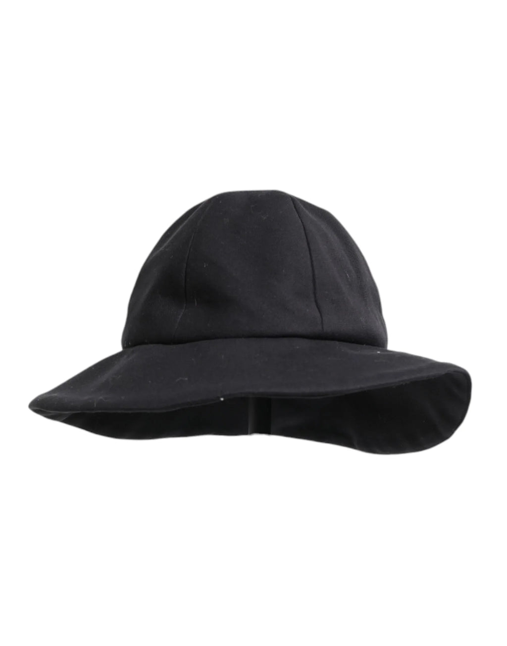 Dolce & Gabbana Black Cotton Wide Brim Bucket Hat - Zeiniez