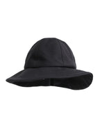 Dolce & Gabbana Black Cotton Wide Brim Bucket Hat