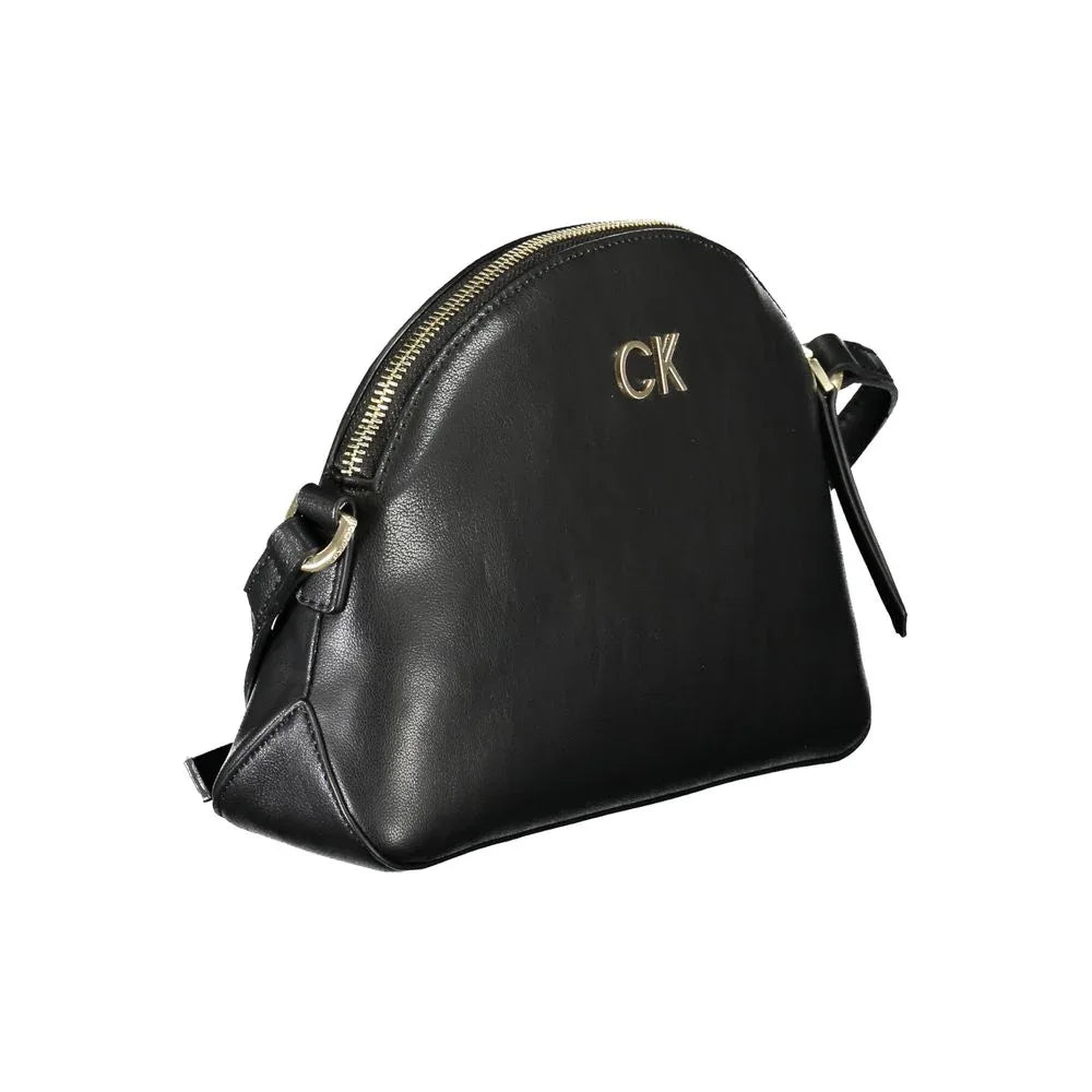 Calvin Klein Black Polyurethane Women Shoulder Bag - Zeiniez