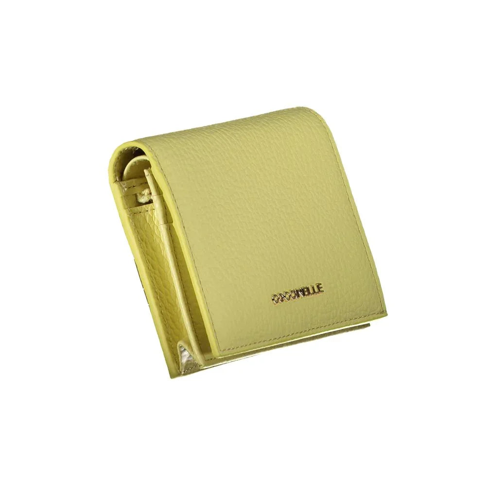 Coccinelle Giallo Leather Woman Wallet - Zeiniez