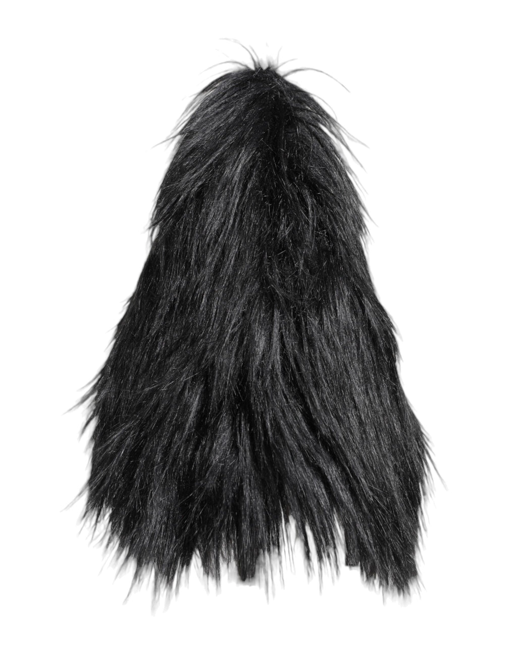 Dolce & Gabbana Black Acrylic Fur Womens Bucket Hat