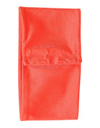 Dolce & Gabbana Orange Nylon Stretch Women Neck Warmer Scarf - Zeiniez