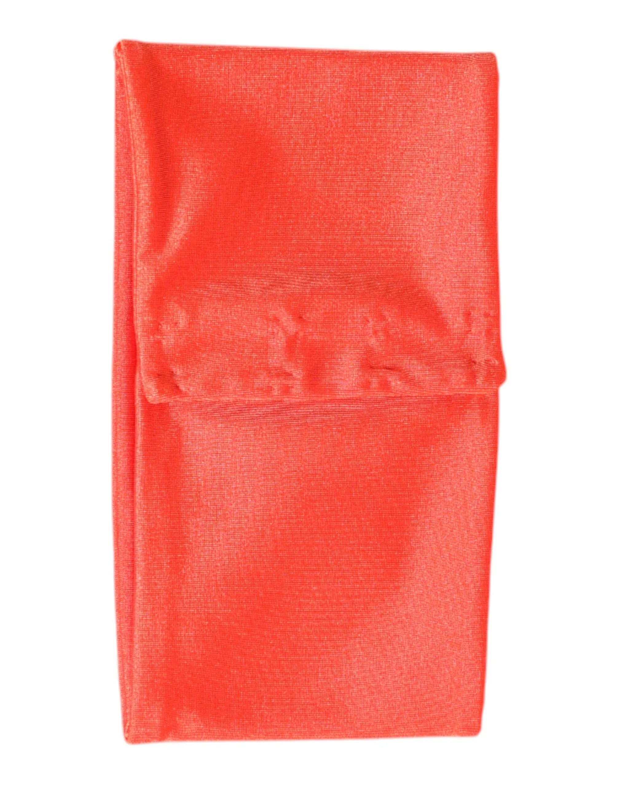 Dolce & Gabbana Orange Nylon Stretch Women Neck Warmer Scarf - Zeiniez