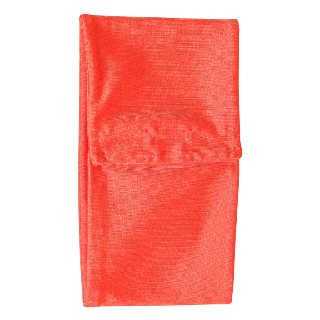 Dolce & Gabbana Orange Nylon Stretch Women Neck Warmer Scarf - Zeiniez