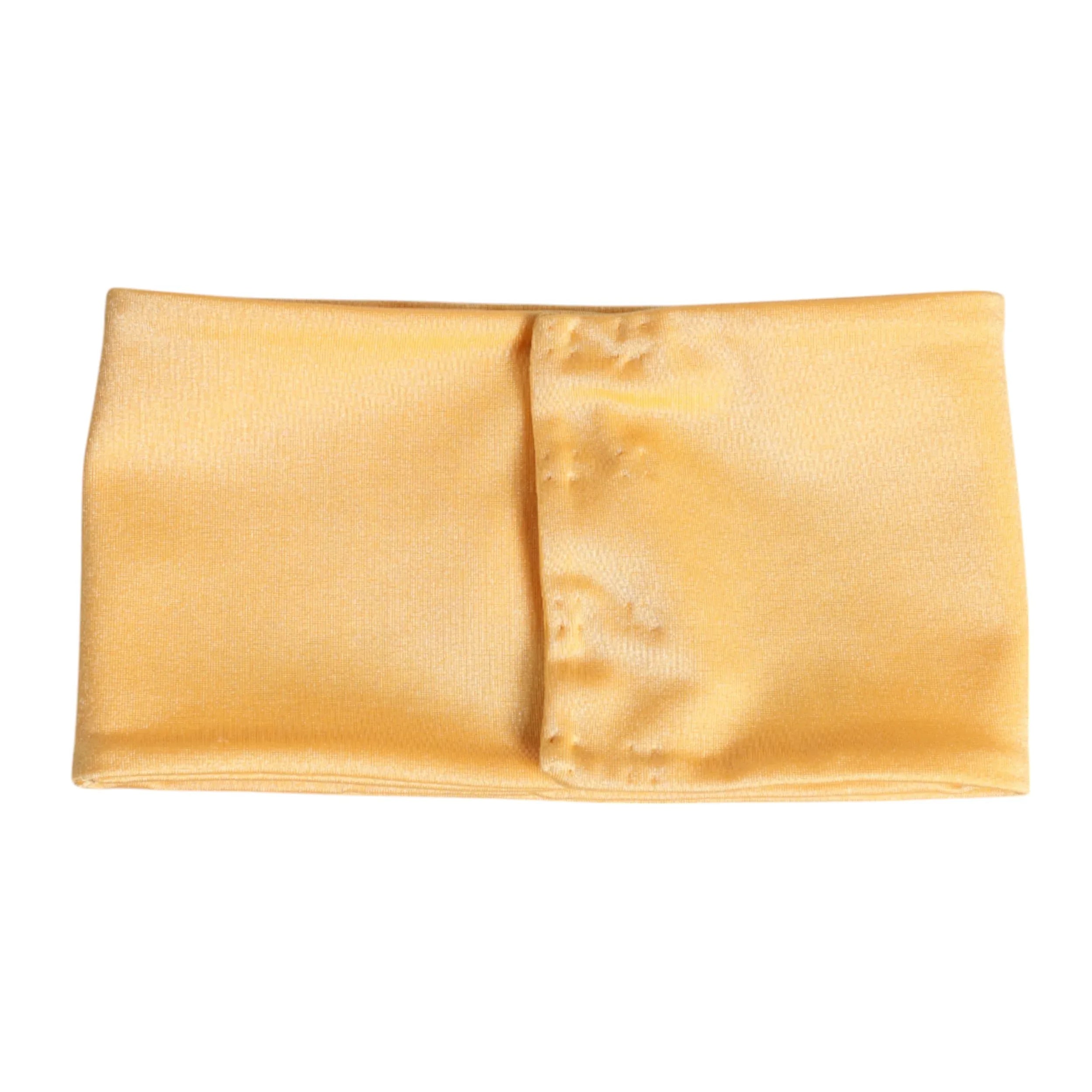 Dolce & Gabbana Yellow Nylon Stretch Women Neck Warmer Scarf - Zeiniez