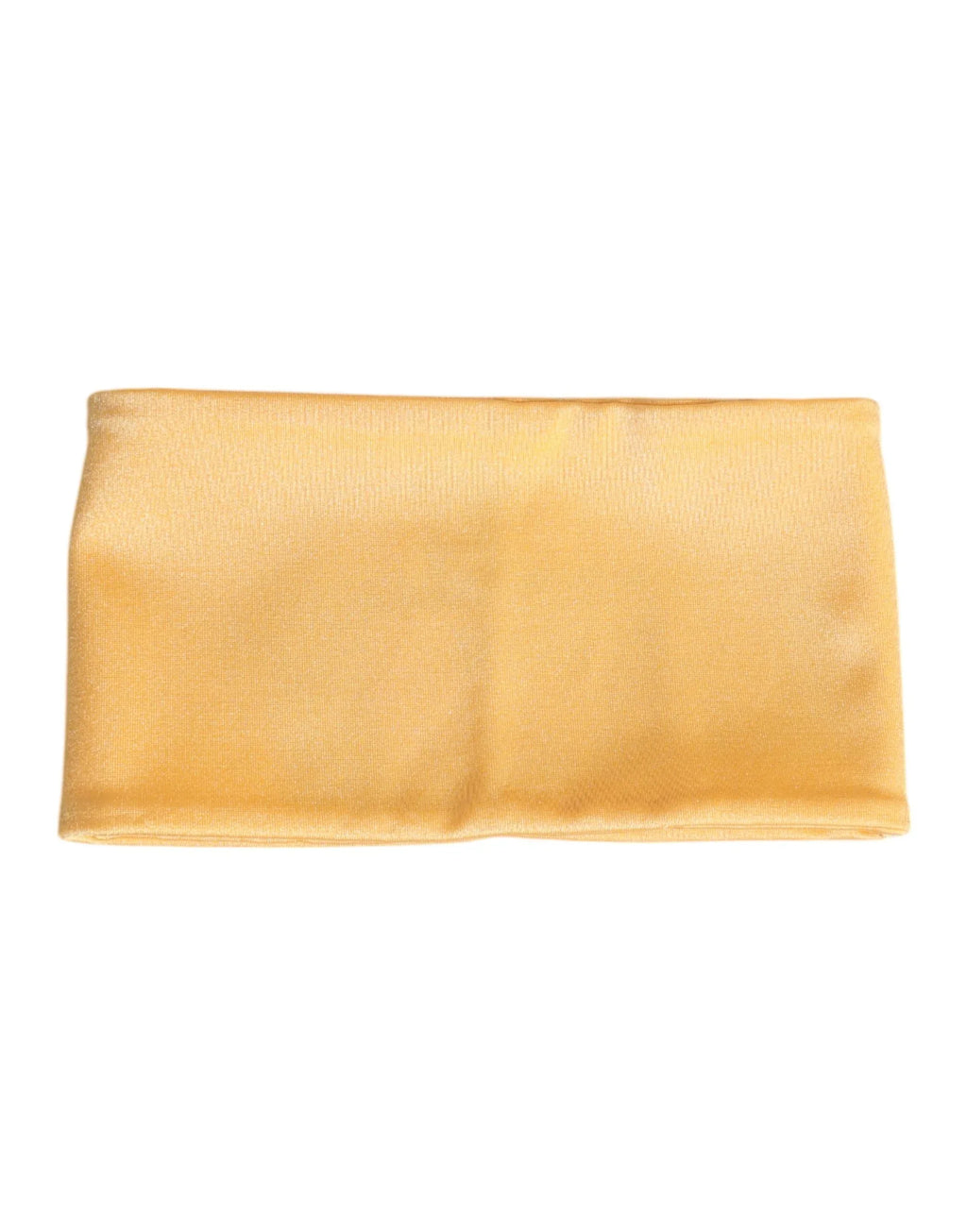 Dolce & Gabbana Yellow Nylon Stretch Women Neck Warmer Scarf - Zeiniez