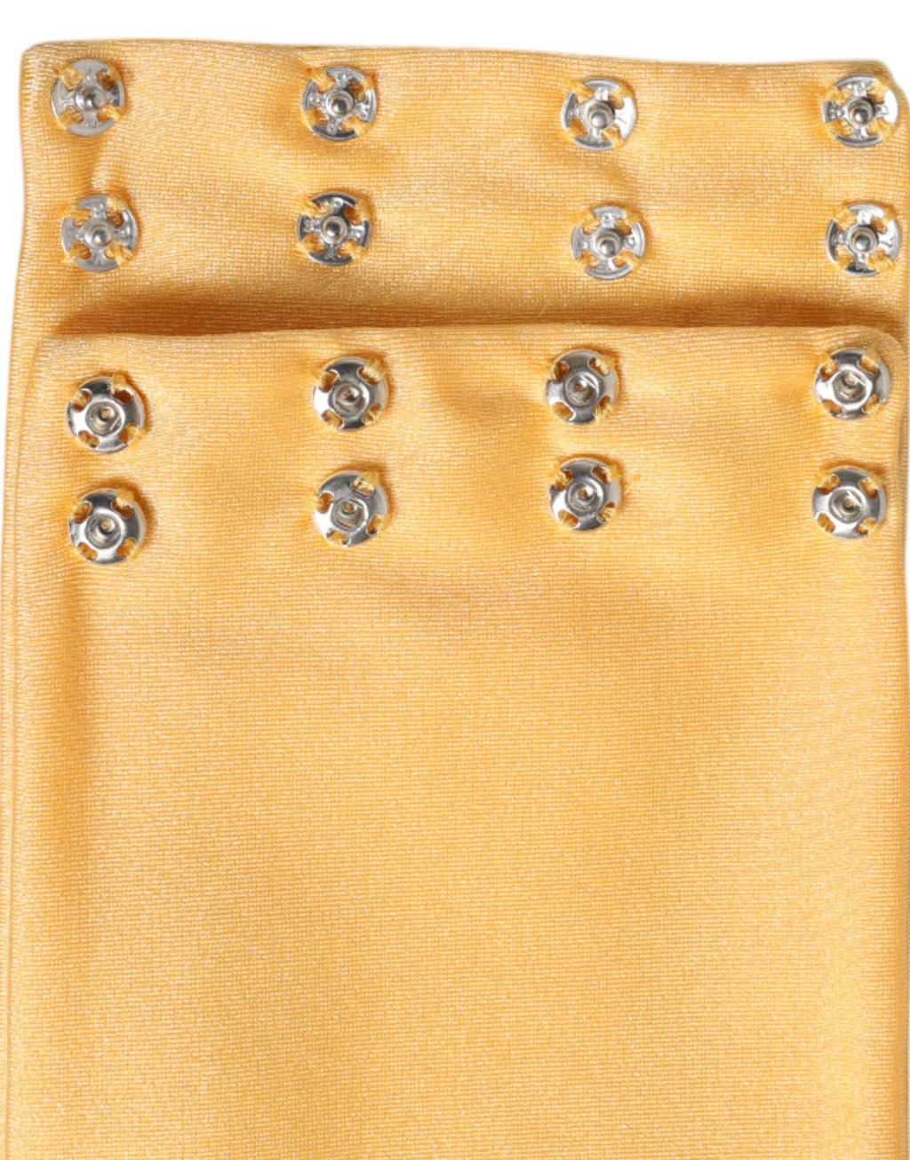 Dolce & Gabbana Yellow Nylon Stretch Women Neck Warmer Scarf - Zeiniez