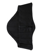 Dolce & Gabbana Black Cotton Waist Tuxedo Belt Cummerbund - Zeiniez