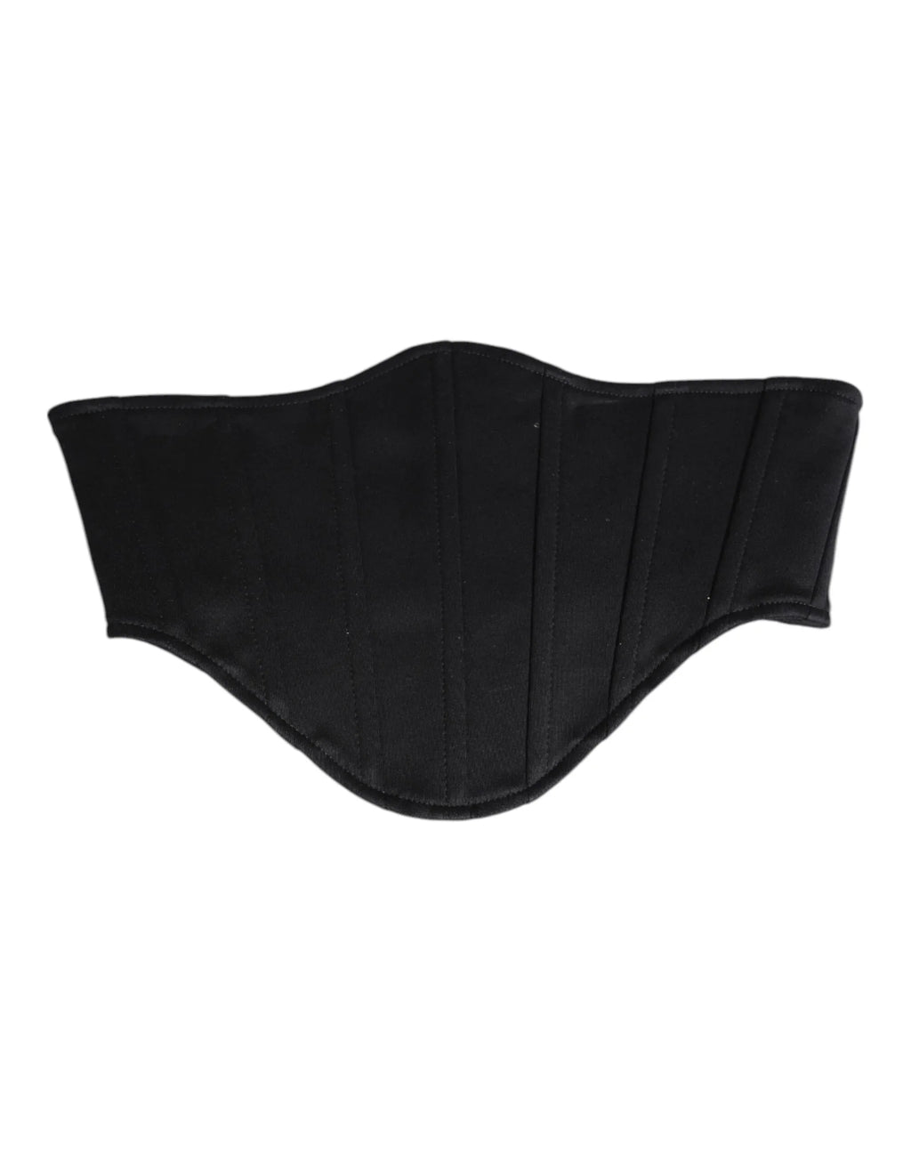 Dolce & Gabbana Black Cotton Waist Tuxedo Belt Cummerbund - Zeiniez