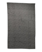 Dolce & Gabbana Black Polka Dots Polyester Wrap Shawl Scarf - Zeiniez