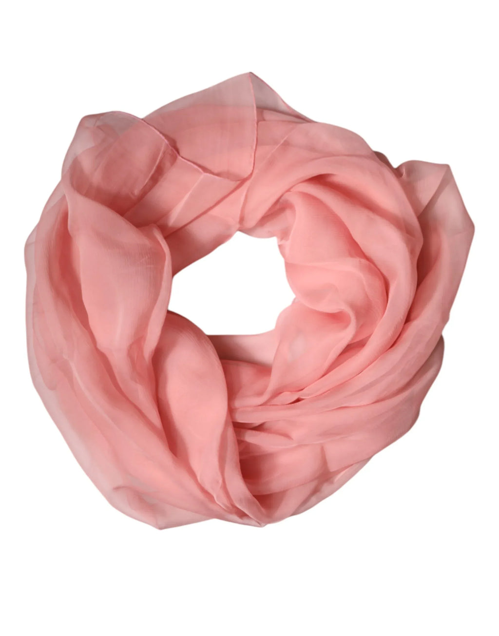 Dolce & Gabbana Pink Silk Rectangle Women Wrap Shawl Scarf - Zeiniez