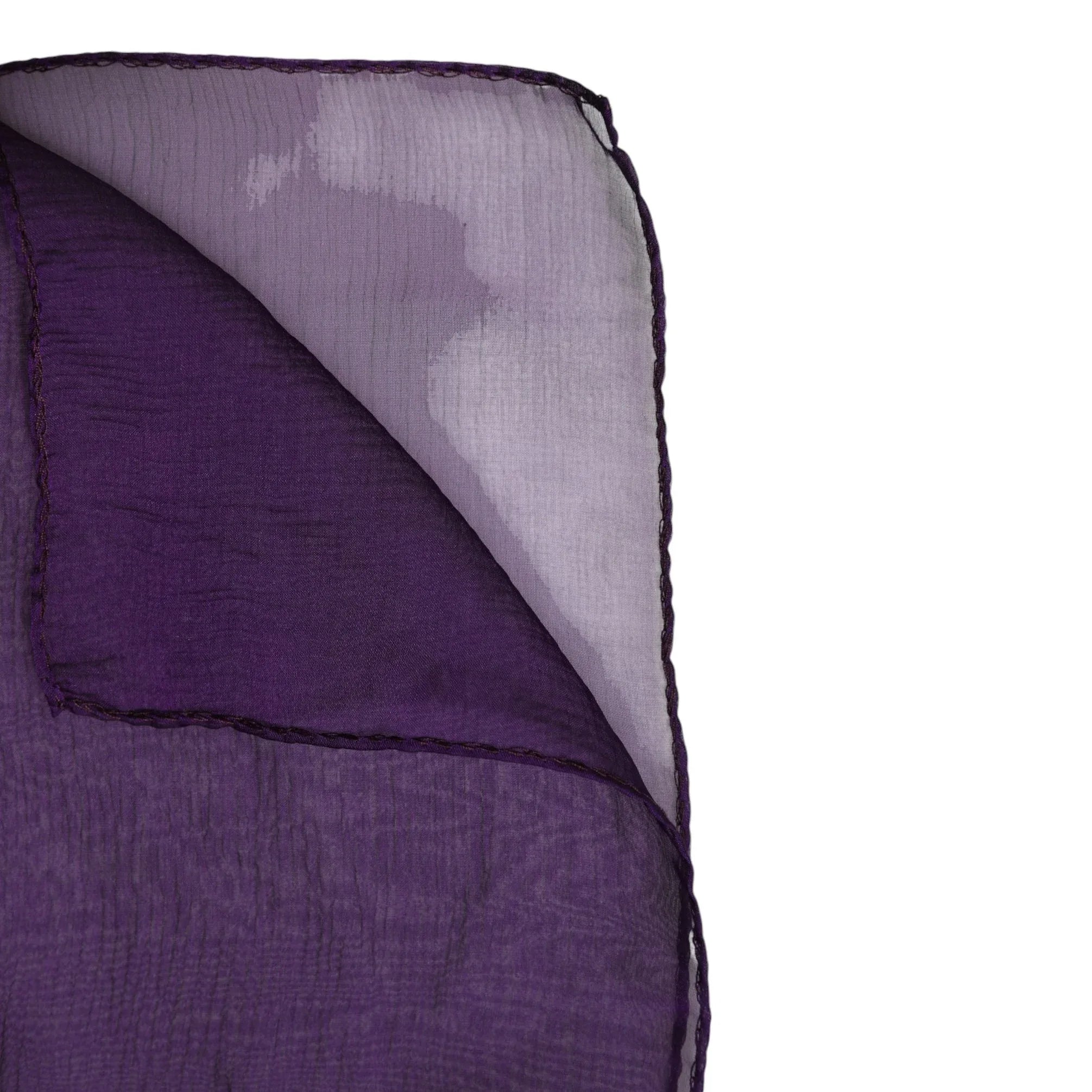 Dolce & Gabbana Purple Silk Rectangle Wrap Shawl Scarf - Zeiniez