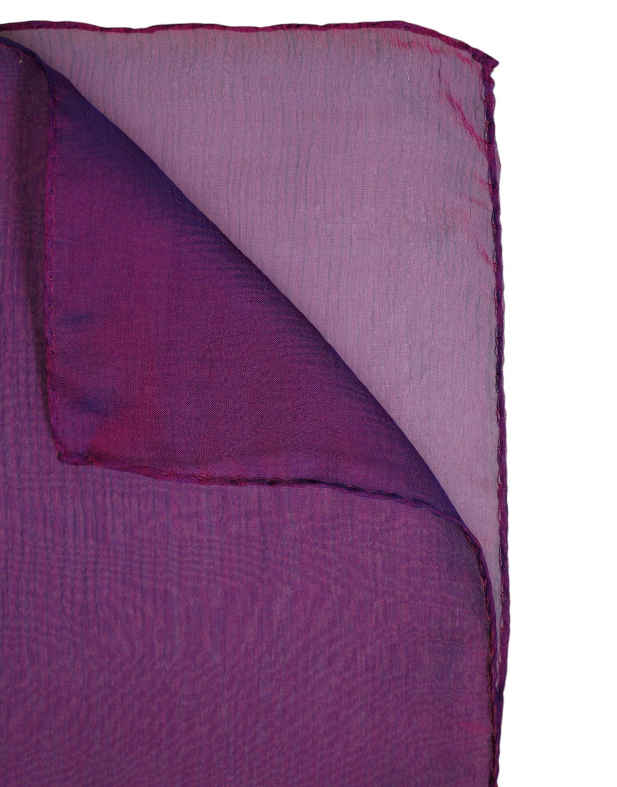 Dolce & Gabbana Purple Silk Rectangle Wrap Shawl Scarf