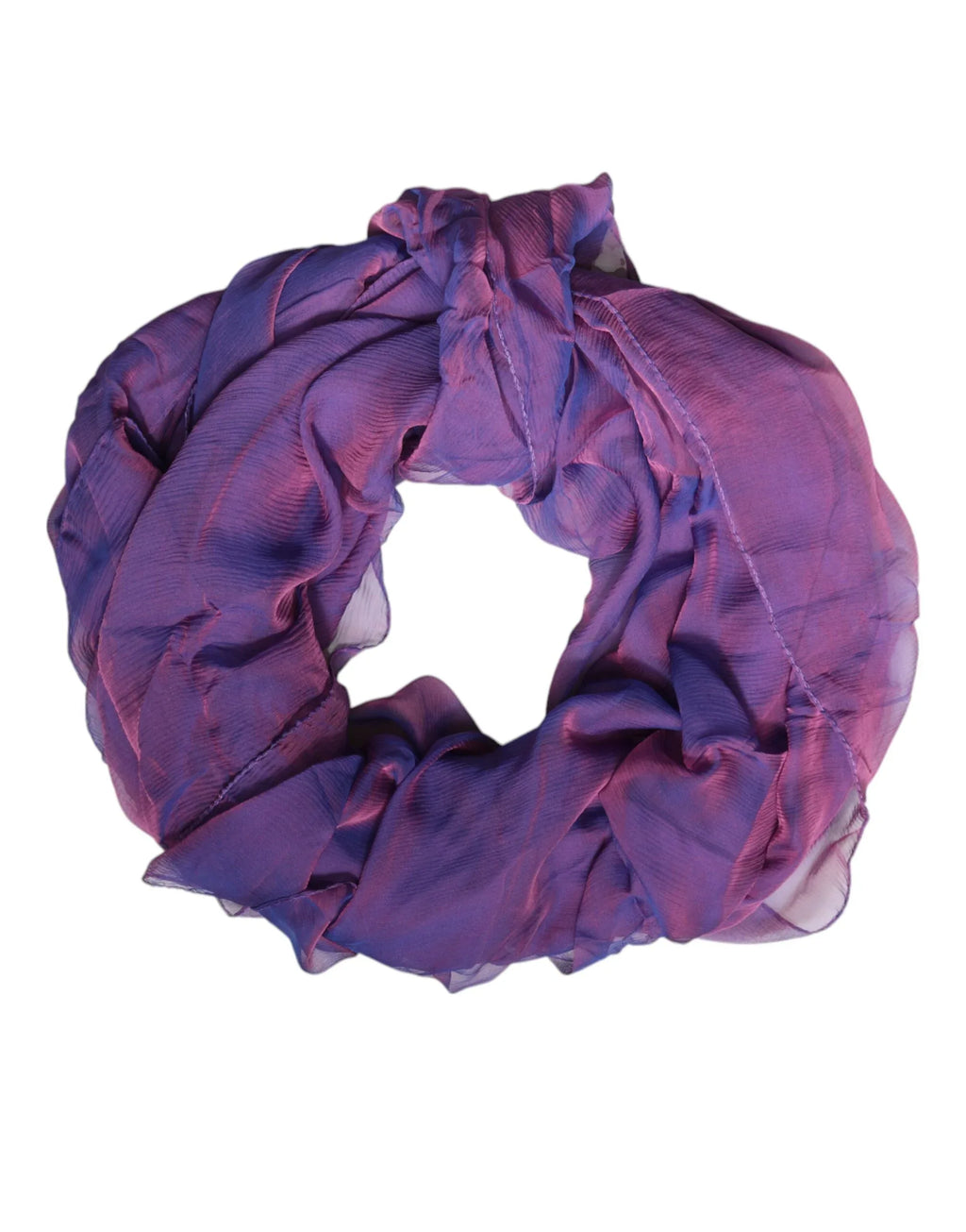 Dolce & Gabbana Purple Silk Rectangle Wrap Shawl Scarf - Zeiniez