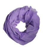 Dolce & Gabbana Purple Silk Rectangle Wrap Shawl Scarf - Zeiniez