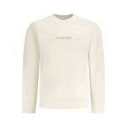 Calvin Klein Beige Cotton Men's Sweatshirt - Zeiniez