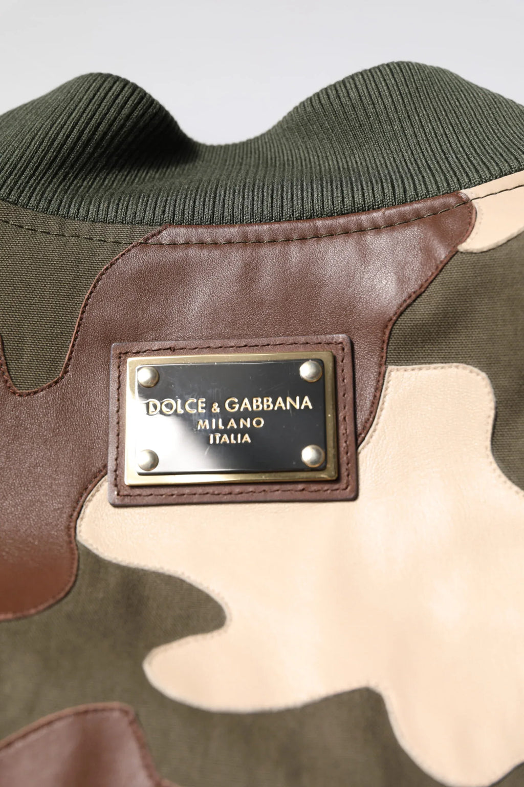 Dolce & Gabbana Multicolor Cotton Bomber Full Zip Jacket - Zeiniez