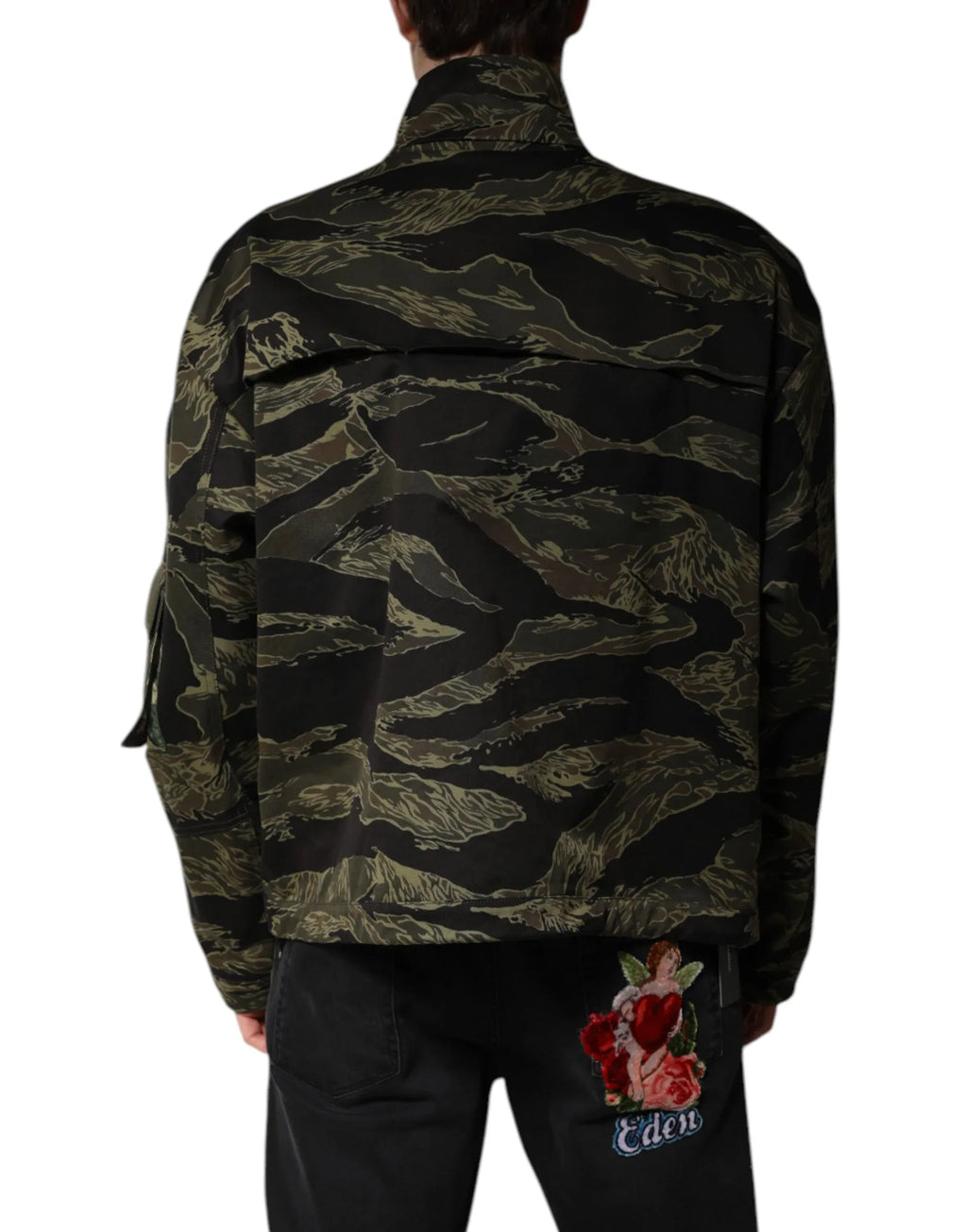 Dolce & Gabbana Multicolor Camouflage Cotton Bomber Jacket - Zeiniez
