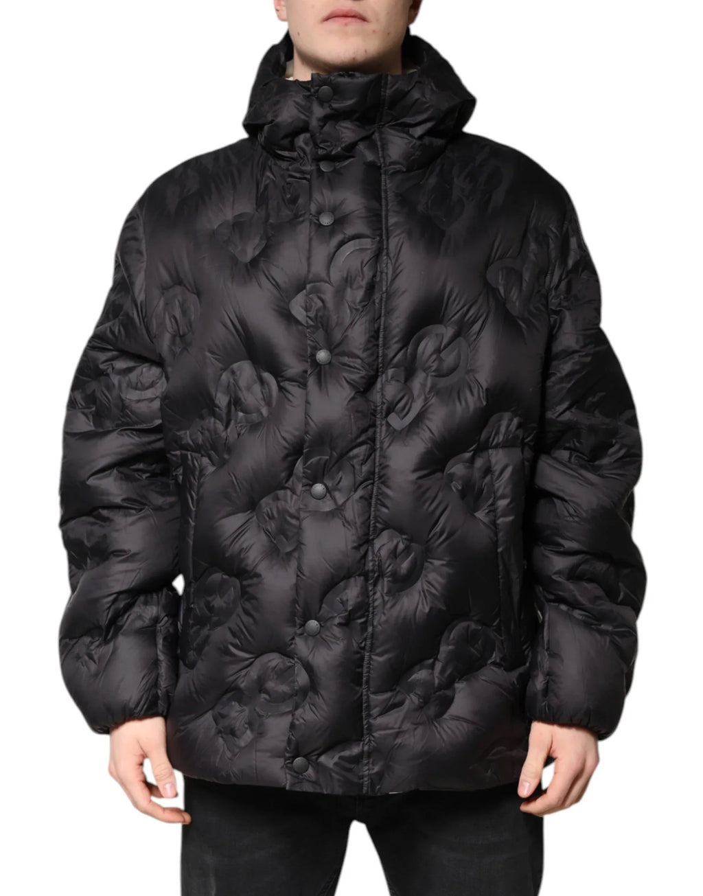 Dolce & Gabbana Black Hooded Parka Coat Winter Jacket - Zeiniez