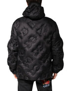 Dolce & Gabbana Black Hooded Parka Coat Winter Jacket - Zeiniez