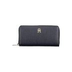 Tommy Hilfiger Blue Polyurethane Women Wallet - Zeiniez