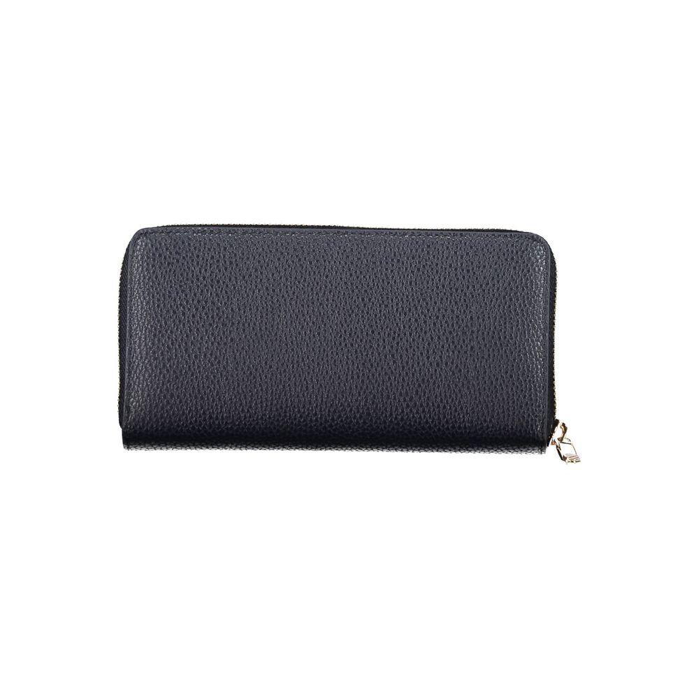Tommy Hilfiger Blue Polyurethane Women Wallet - Zeiniez