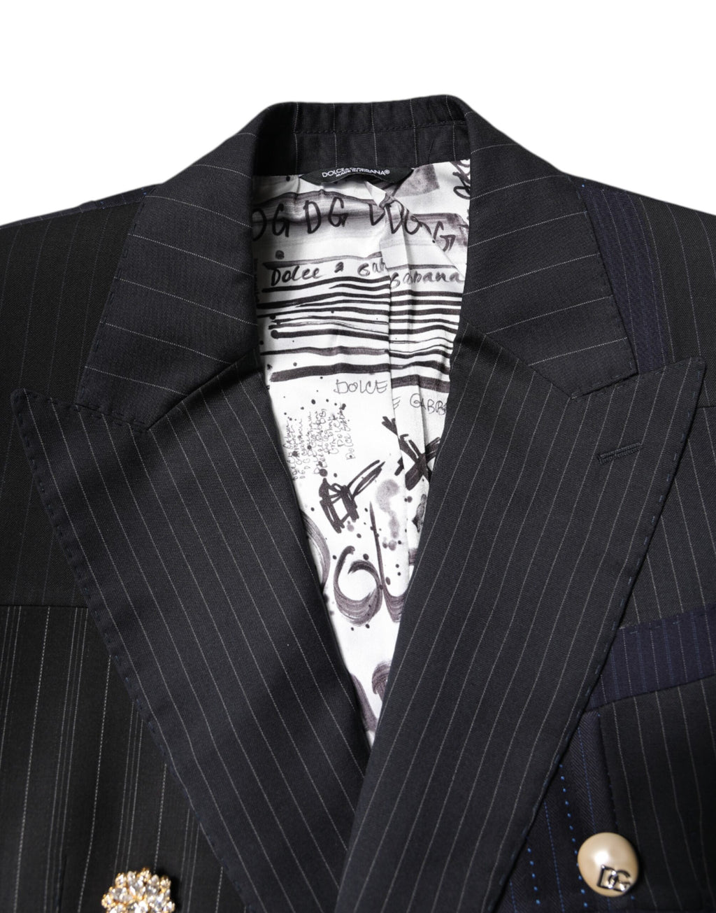 Dolce & Gabbana Multicolor Patchwork Jacket Coat Suit Blazer