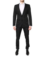 Dolce & Gabbana Black Single Breasted Formal 2 Piece Suit - Zeiniez