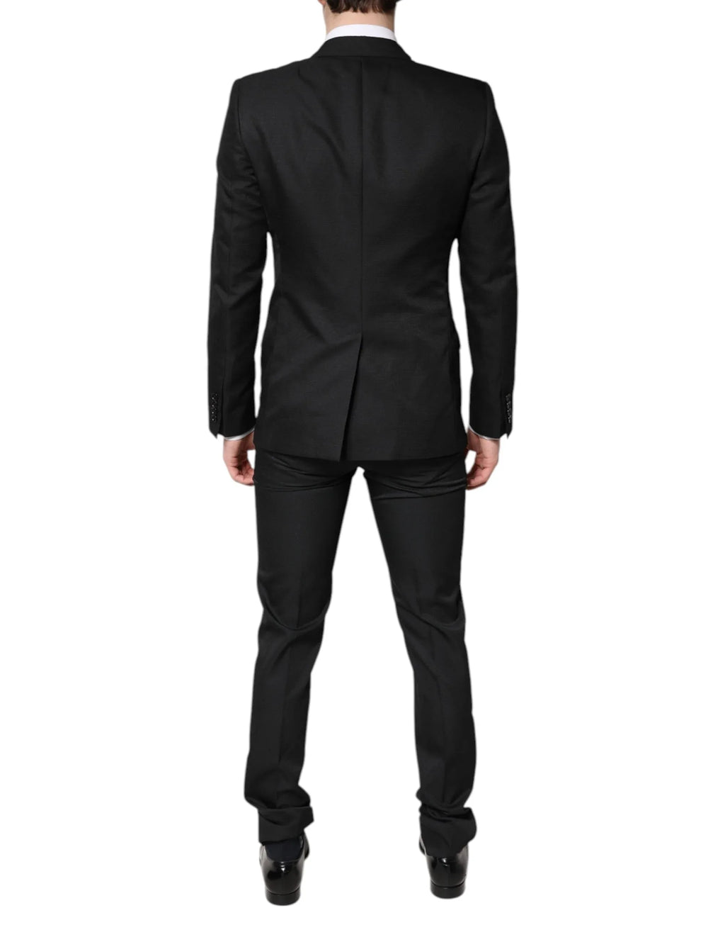 Dolce & Gabbana Black Single Breasted Formal 2 Piece Suit - Zeiniez