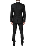 Dolce & Gabbana Black Single Breasted Formal 2 Piece Suit - Zeiniez