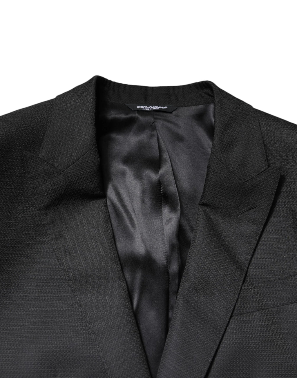 Dolce & Gabbana Black Single Breasted Formal 2 Piece Suit - Zeiniez