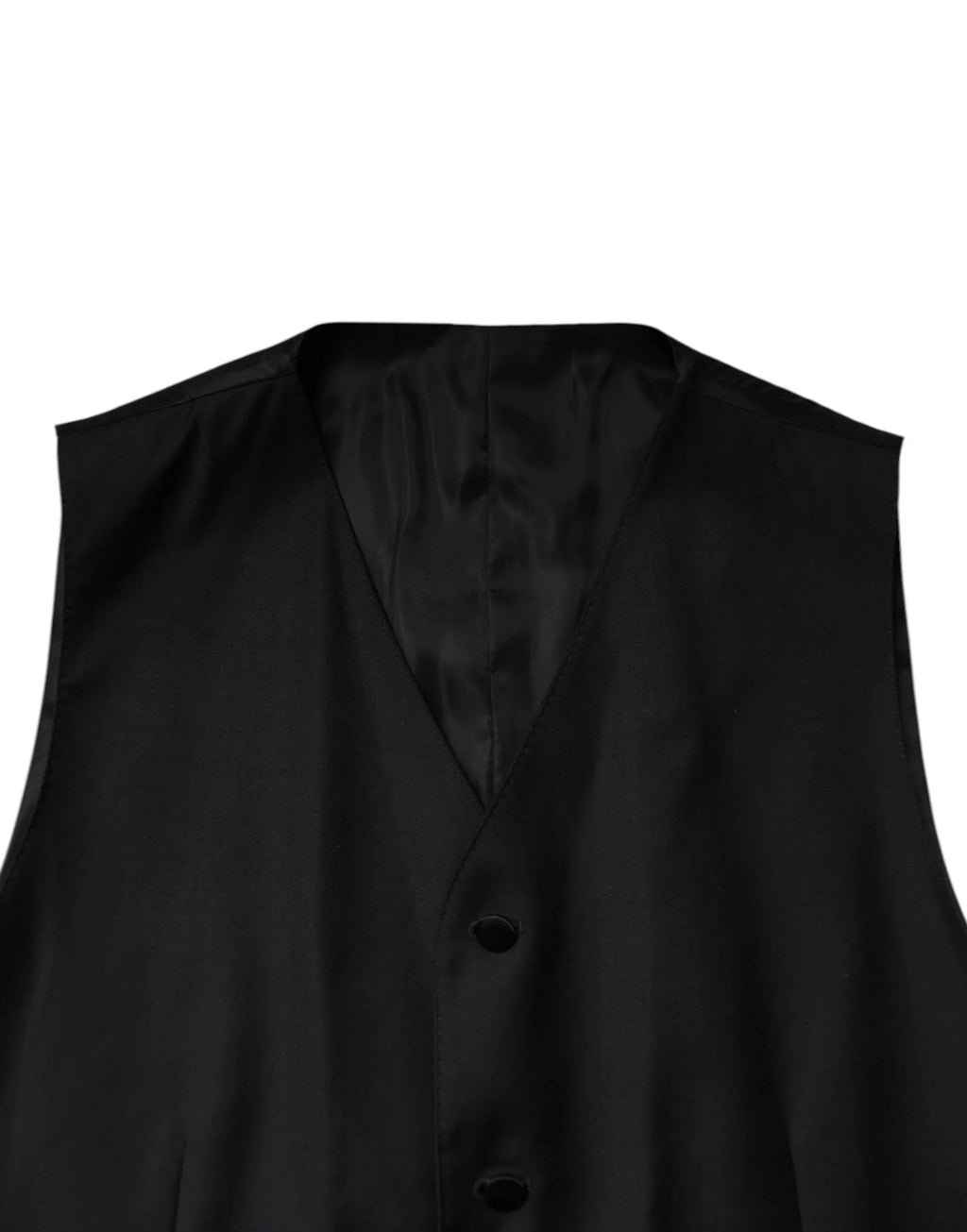 Dolce & Gabbana Black Double Breasted Formal 3 Piece Suit - Zeiniez
