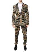 Dolce & Gabbana Multicolor TAORMINA Single Breasted 2 Piece Suit - Zeiniez