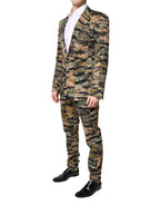 Dolce & Gabbana Multicolor TAORMINA Single Breasted 2 Piece Suit - Zeiniez