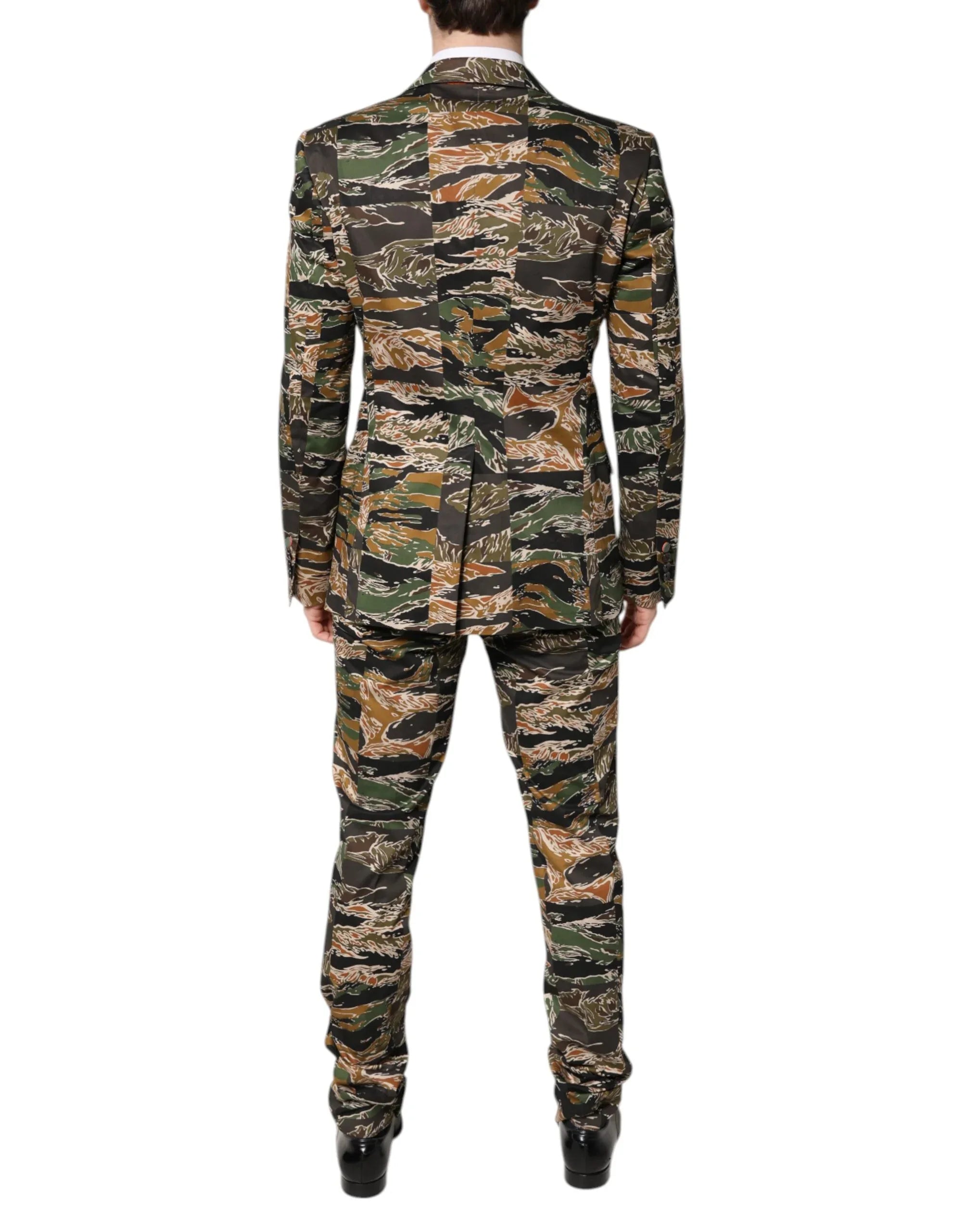 Dolce & Gabbana Multicolor TAORMINA Single Breasted 2 Piece Suit - Zeiniez