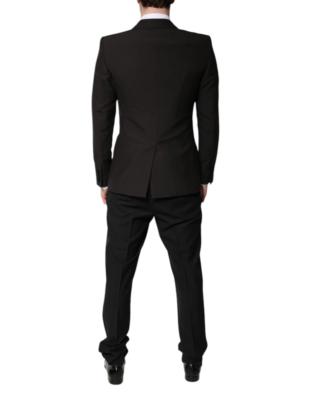 Dolce & Gabbana Black Single Breasted Formal 3 Piece Suit - Zeiniez