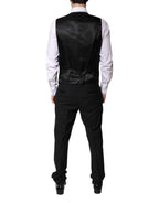 Dolce & Gabbana Black Single Breasted Formal 3 Piece Suit - Zeiniez