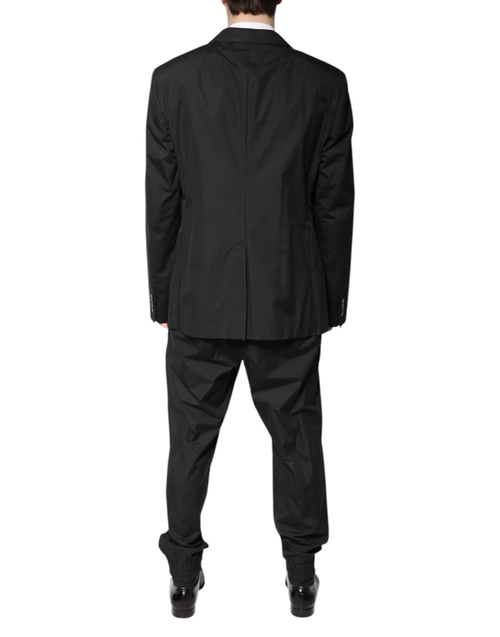Dolce & Gabbana Black Cotton Single Breasted 2 Piece Suit - Zeiniez