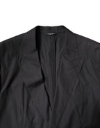 Dolce & Gabbana Black Cotton Single Breasted 2 Piece Suit - Zeiniez