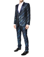 Dolce & Gabbana Multicolor Polyester Jacquard 2 Piece Suit - Zeiniez