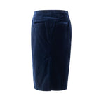 Tom Ford Blue Cotton Midi Skirt - Zeiniez