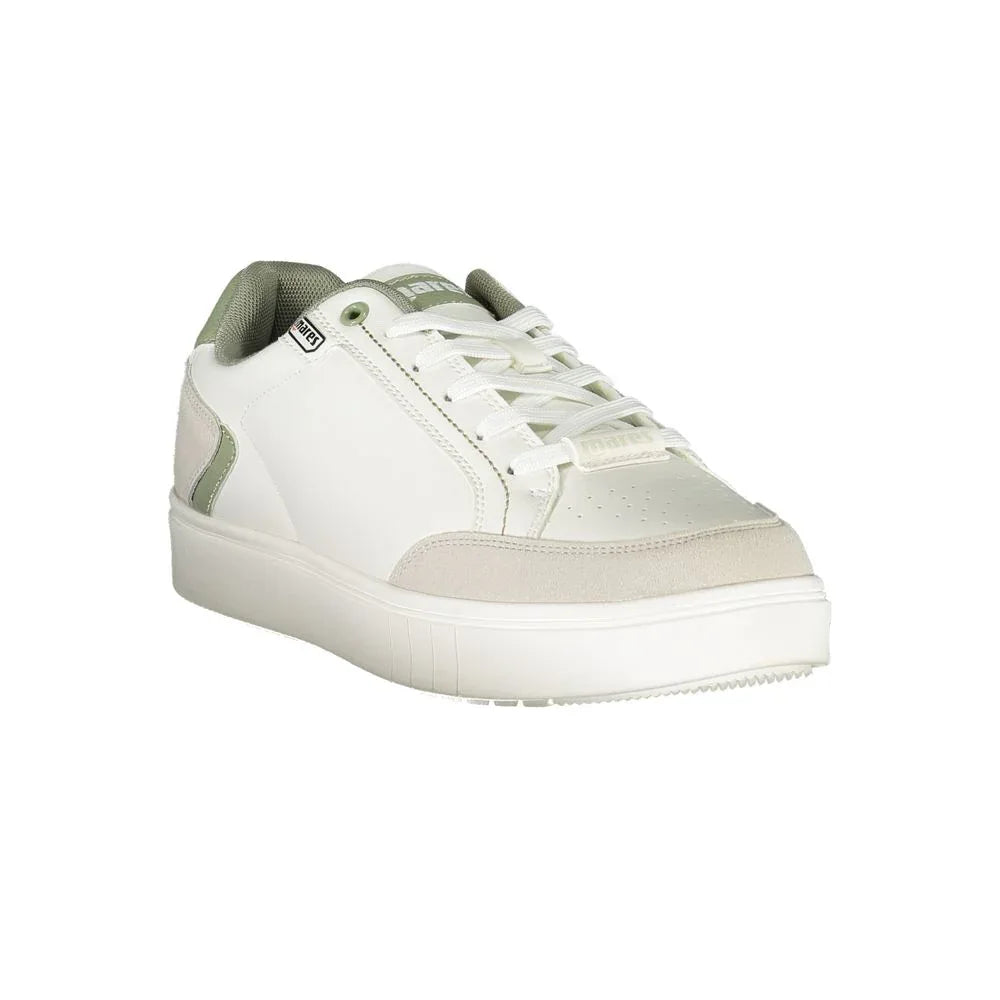 Mares White Polyurethane Men Sneaker - Zeiniez