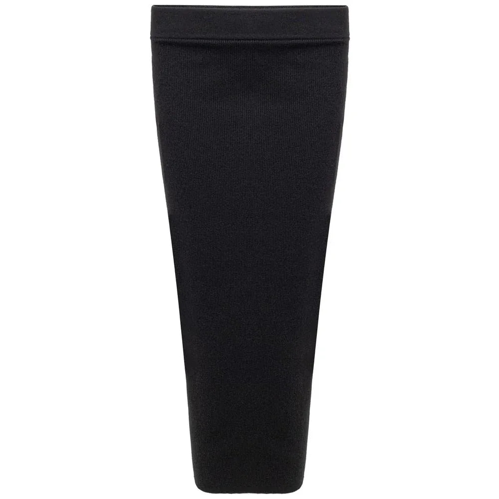Tom Ford Black Cashmere Midi Skirt - Zeiniez