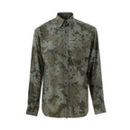Tom Ford Green Lyocell Pattern Shirt - Zeiniez