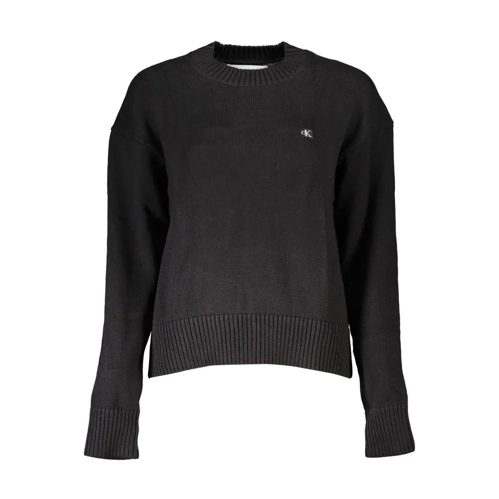 Calvin Klein Black Cotton Women's Sweater - Zeiniez